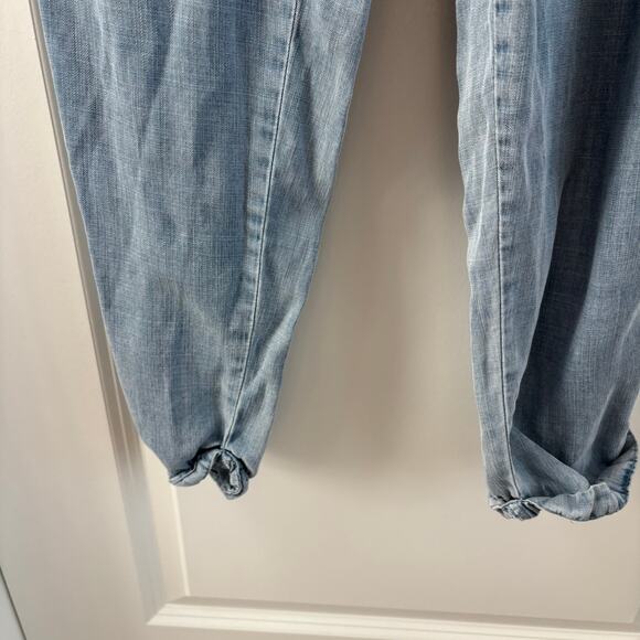 Thread & Supply Women’s Faith & Flower Jumpsuit Chambray Sz M Tencel Comfy - Picture 7 of 16